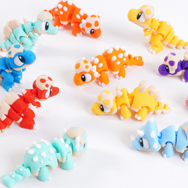 3D Printing Household Items - Figurin Dinosaurus Tyrannosaurus Rex Kartun Cetak