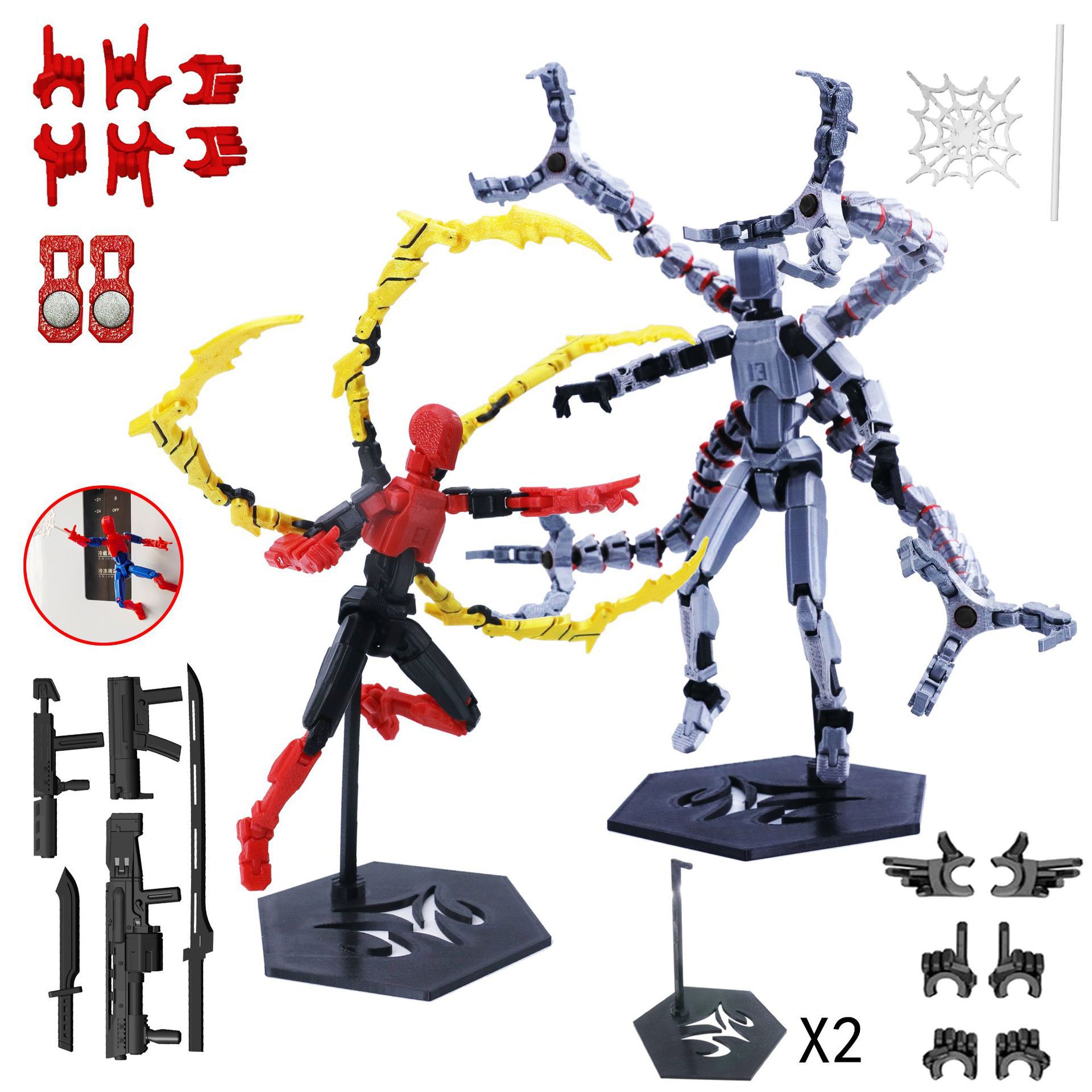 3D Printing Action Figure - Mainan Model Robot Cetak 3D dengan