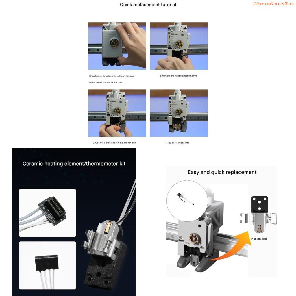 3D Printing Zirconia - Perakitan Pemanas Pemecah Panas Zirkonia Keramik