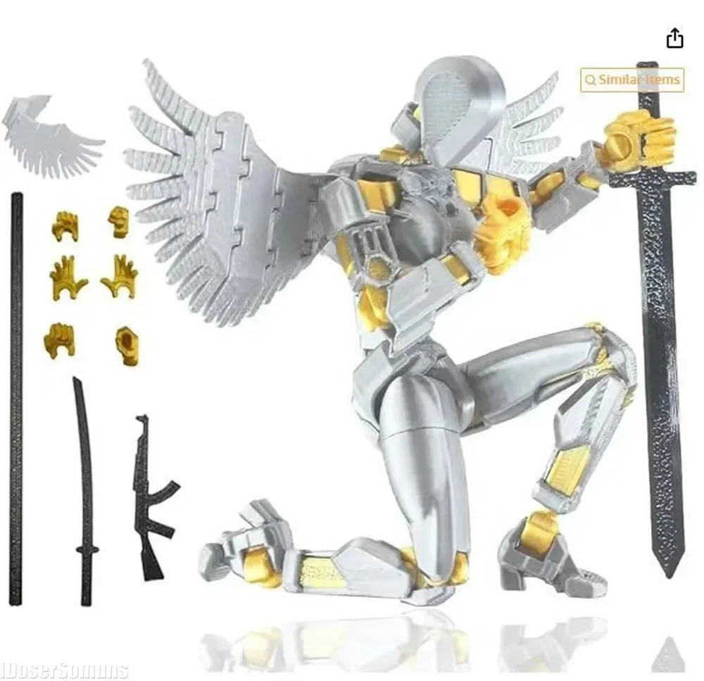 3D Printing Action Figure - Mainan Cetak 3D Figur Aksi DIY