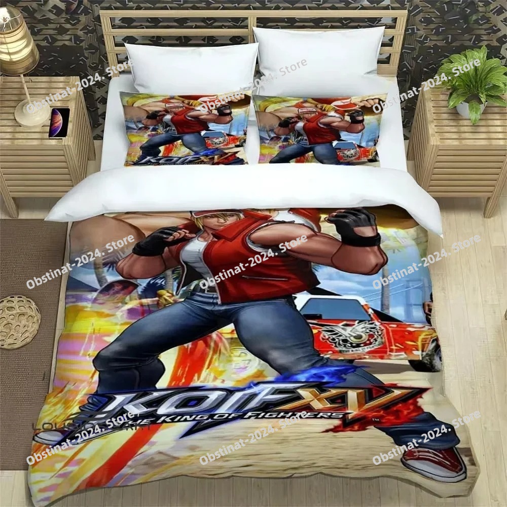 3D Printing Quilting - Set Sprei Kartun Game KOF 3D,
