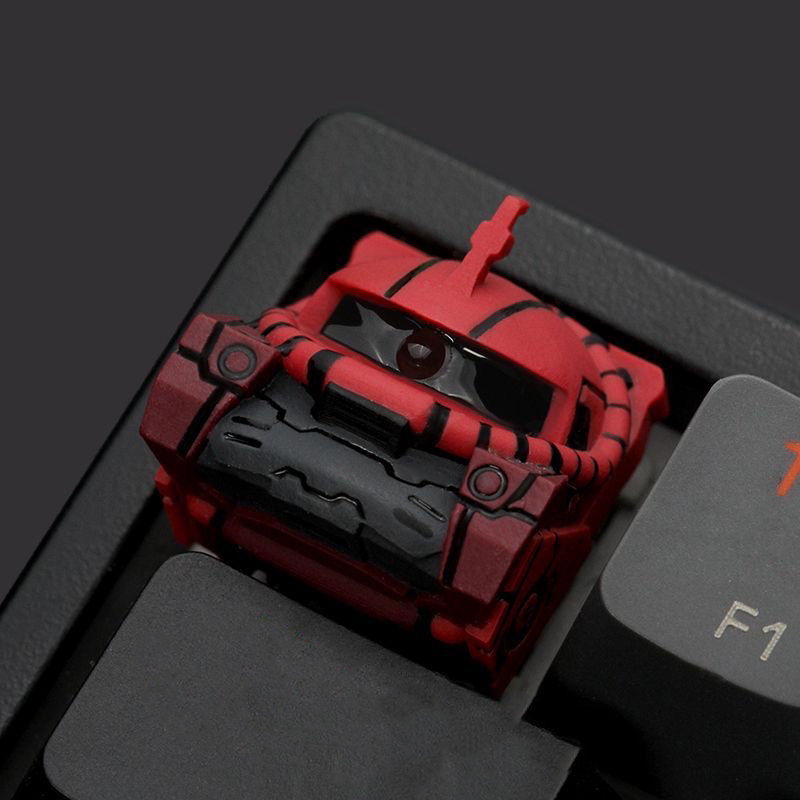 3D Printing Keycaps - Topi Tombol Artisan Helm Armor Mekanik