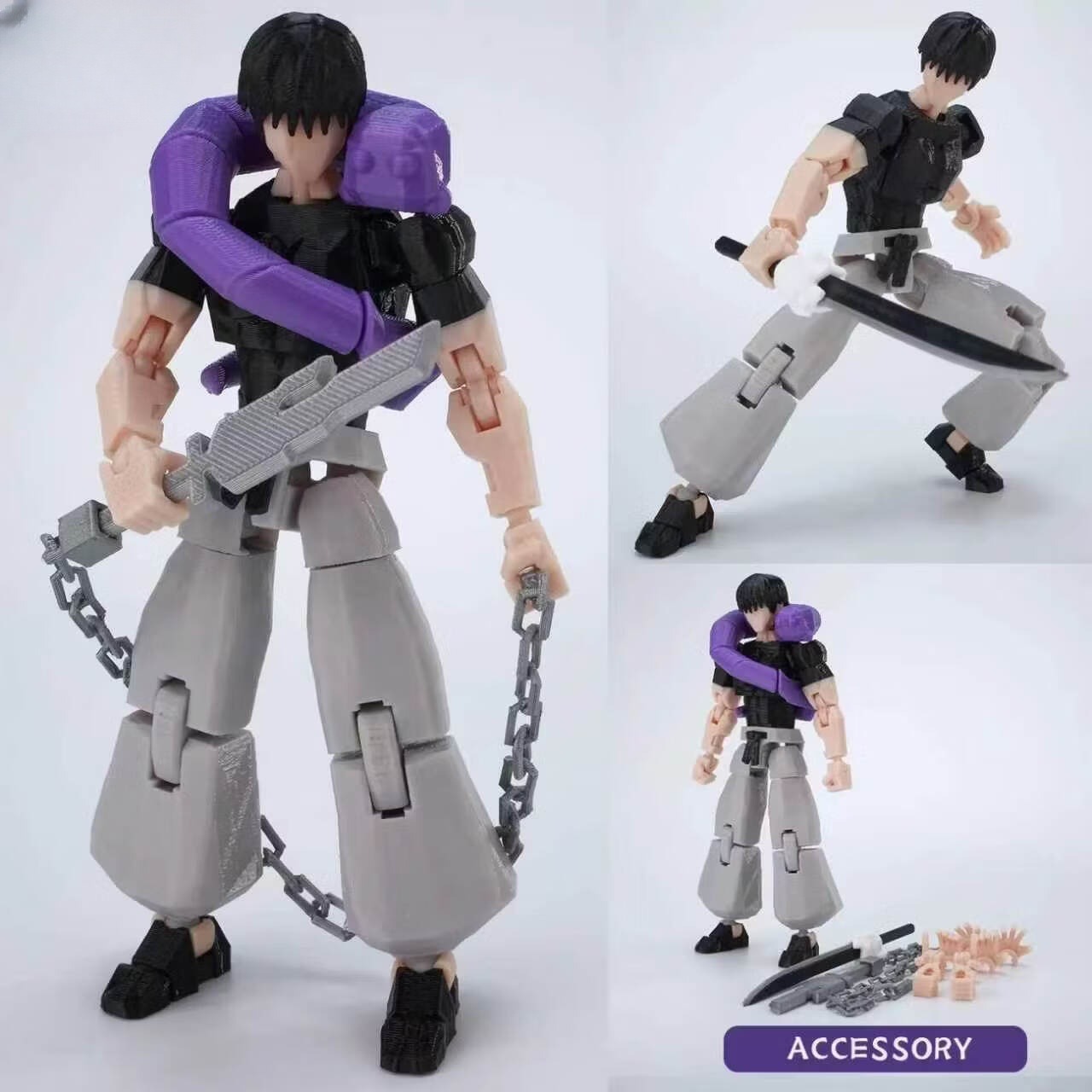 3D Printing Action Figure - Jujutsu Kaisen Figur Aksi Anime 3D