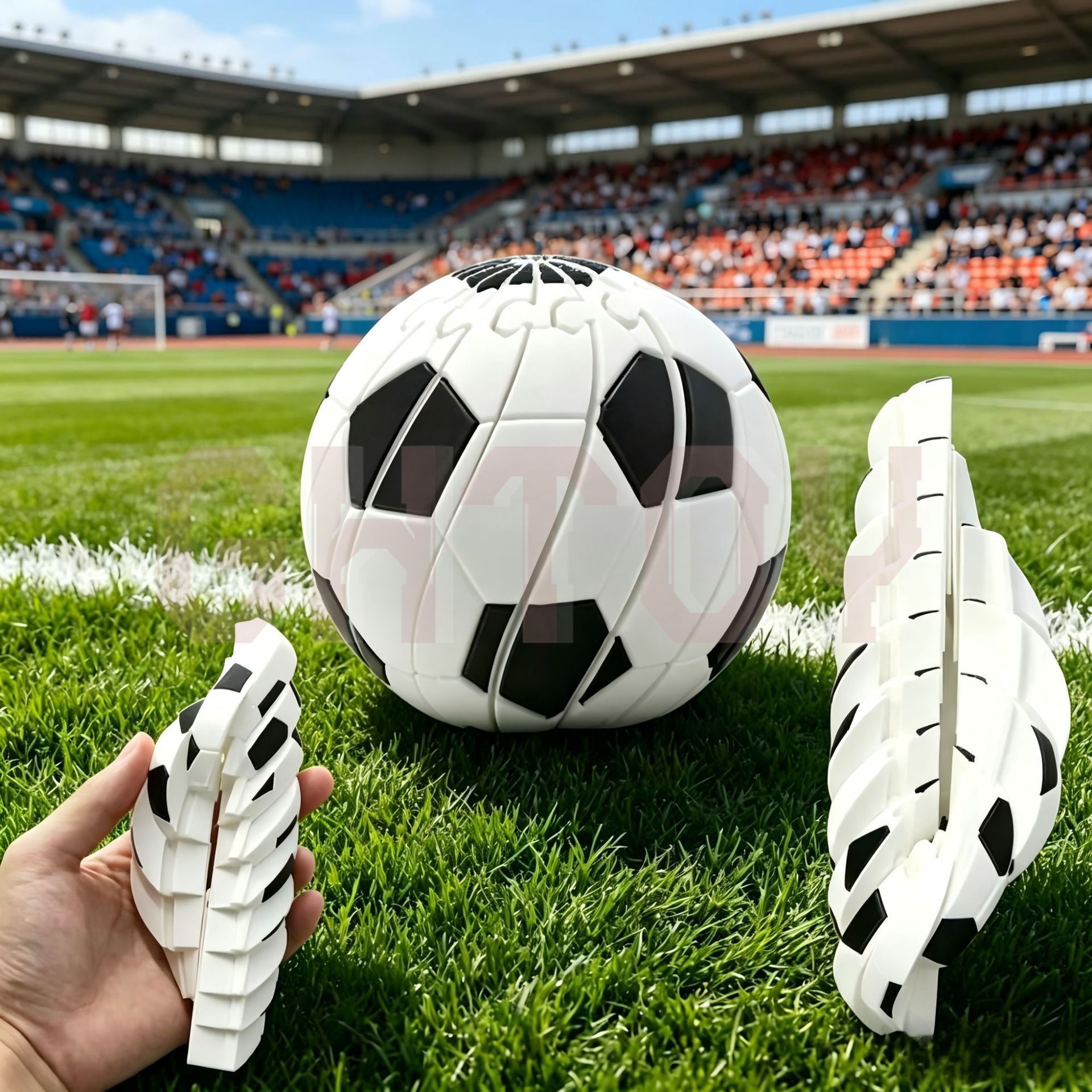 3D Printing Fidget Toys - Mainan Fidget Bola Sepak Bola Transformasi
