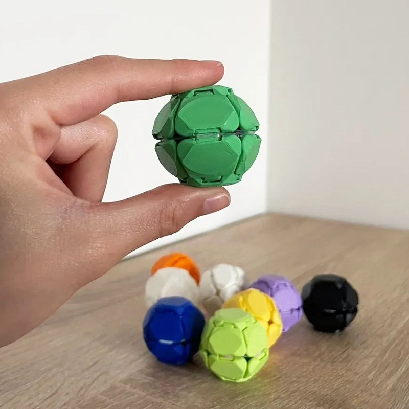 3D Printing Fidget Toys - Alat Dekompresi PentaClick Cetak 3D, Mainan