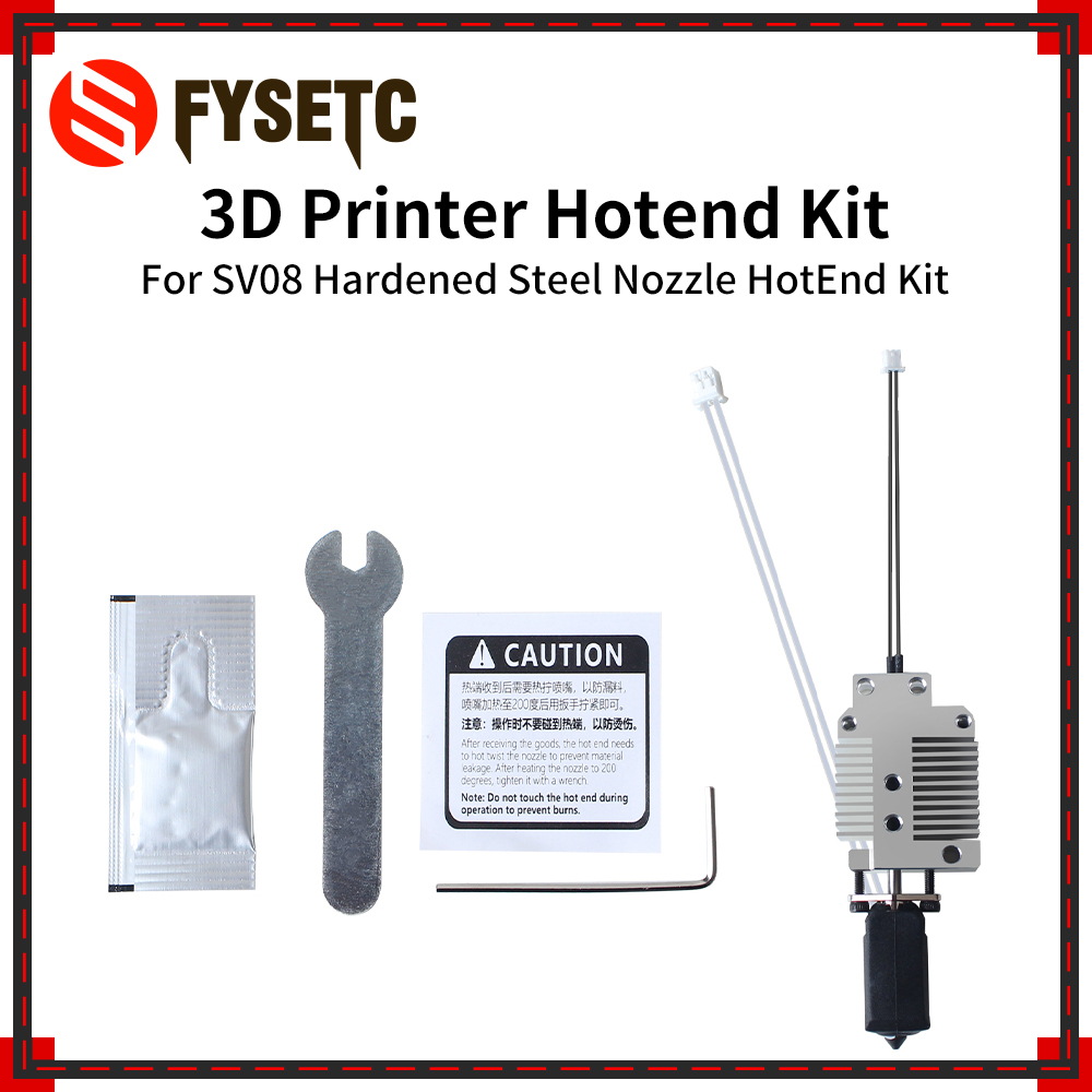 Nozzle 0.4Mm Hardened - Untuk SV08 Kit HotEnd Nosel Baja