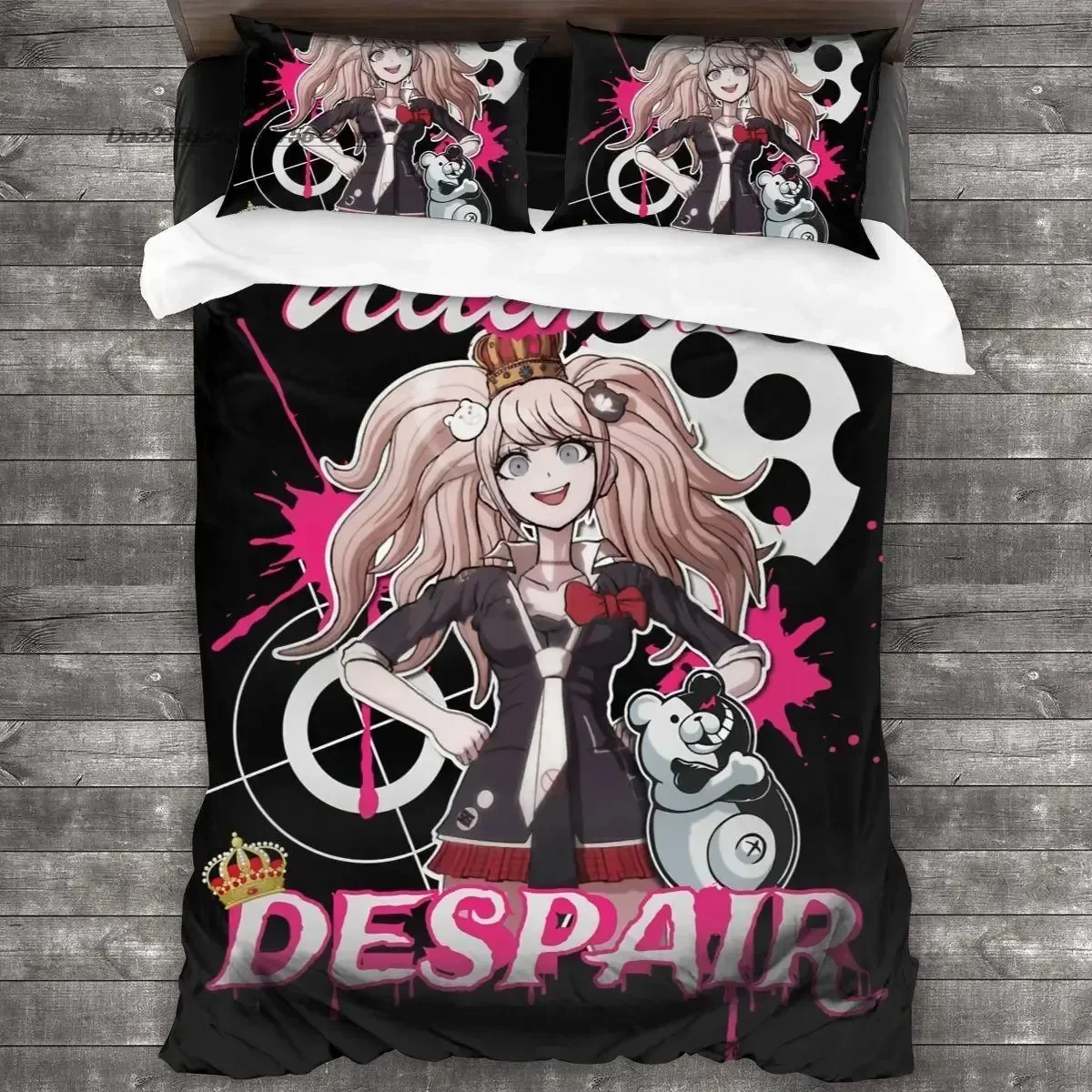 3D Printing Quilting - Set Tempat Tidur Kartun Danganronpa Monokuma