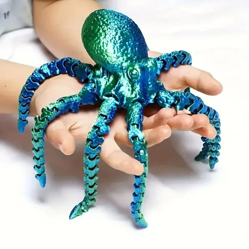3D Printing Fidget Toys - Mainan Gurita 3D Print dengan Sendi