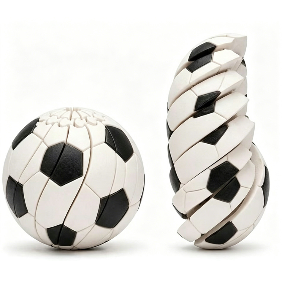 Bola Fidget Spinner Sepak Bola - 3D Printing Fidget Toys ulasan dan harga