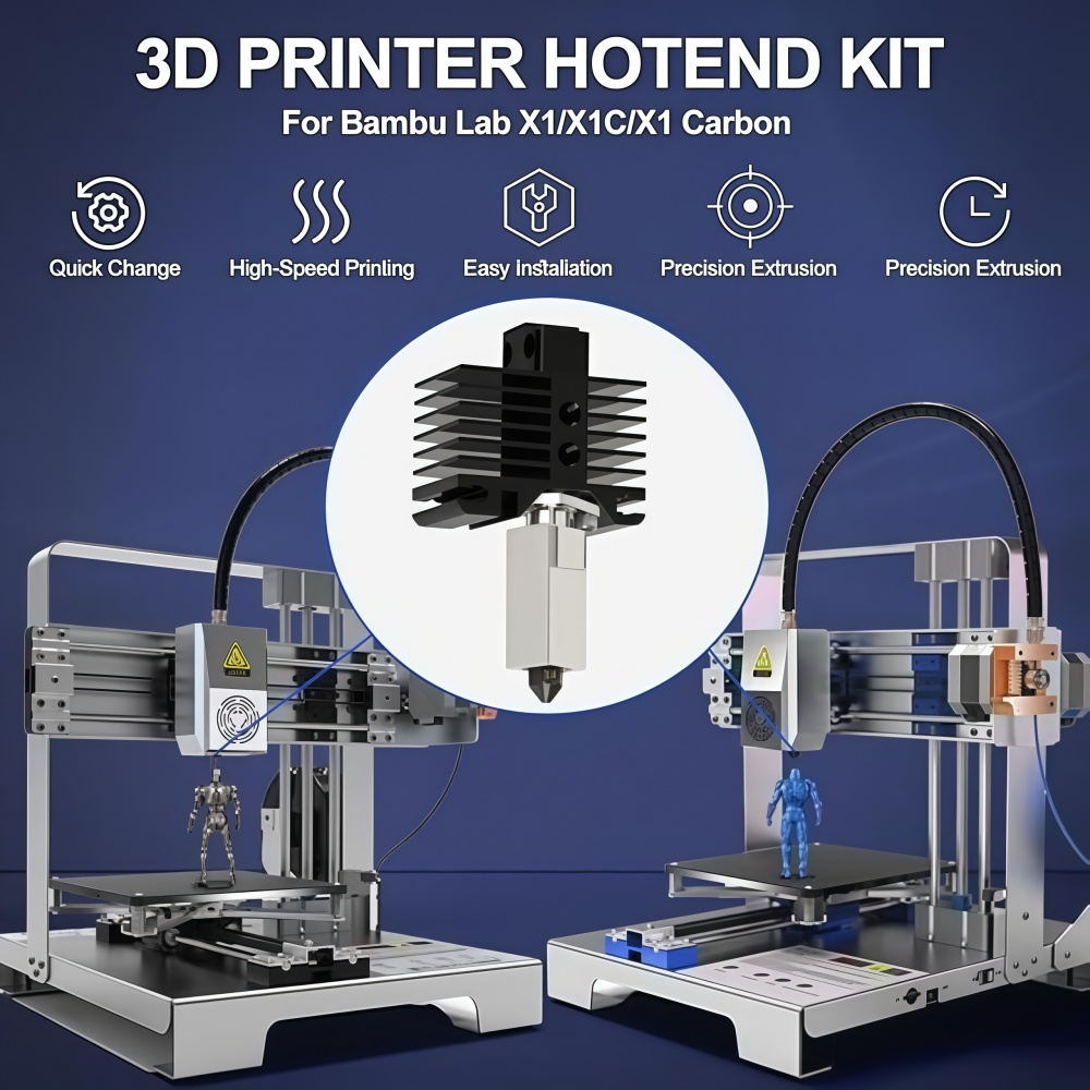 Untuk Kit Hotend Bamboo X1/X1C - Nozzle 0.4Mm Hardened ulasan dan harga