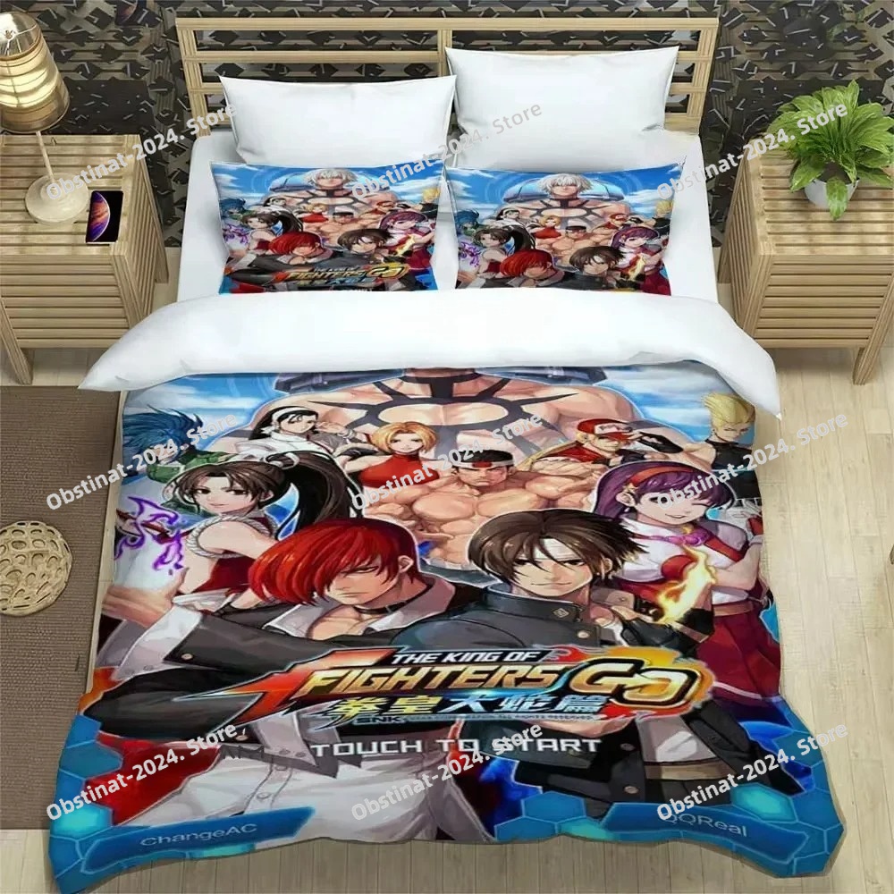 Set Sprei Kartun Game KOF 3D,  - 3D Printing Quilting ulasan dan harga