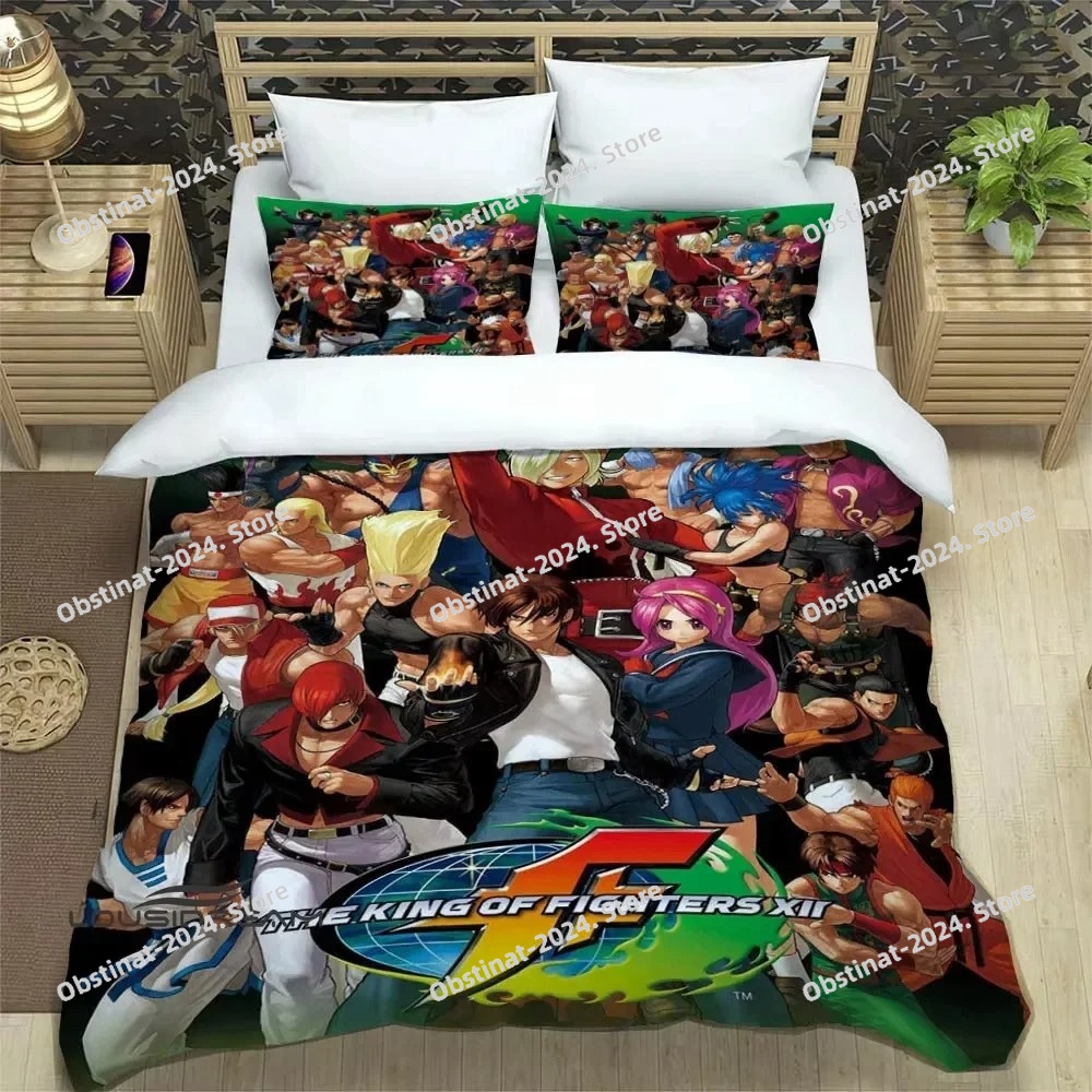 Set Sprei Kartun Game KOF 3D,  - 3D Printing Quilting ulasan dan harga