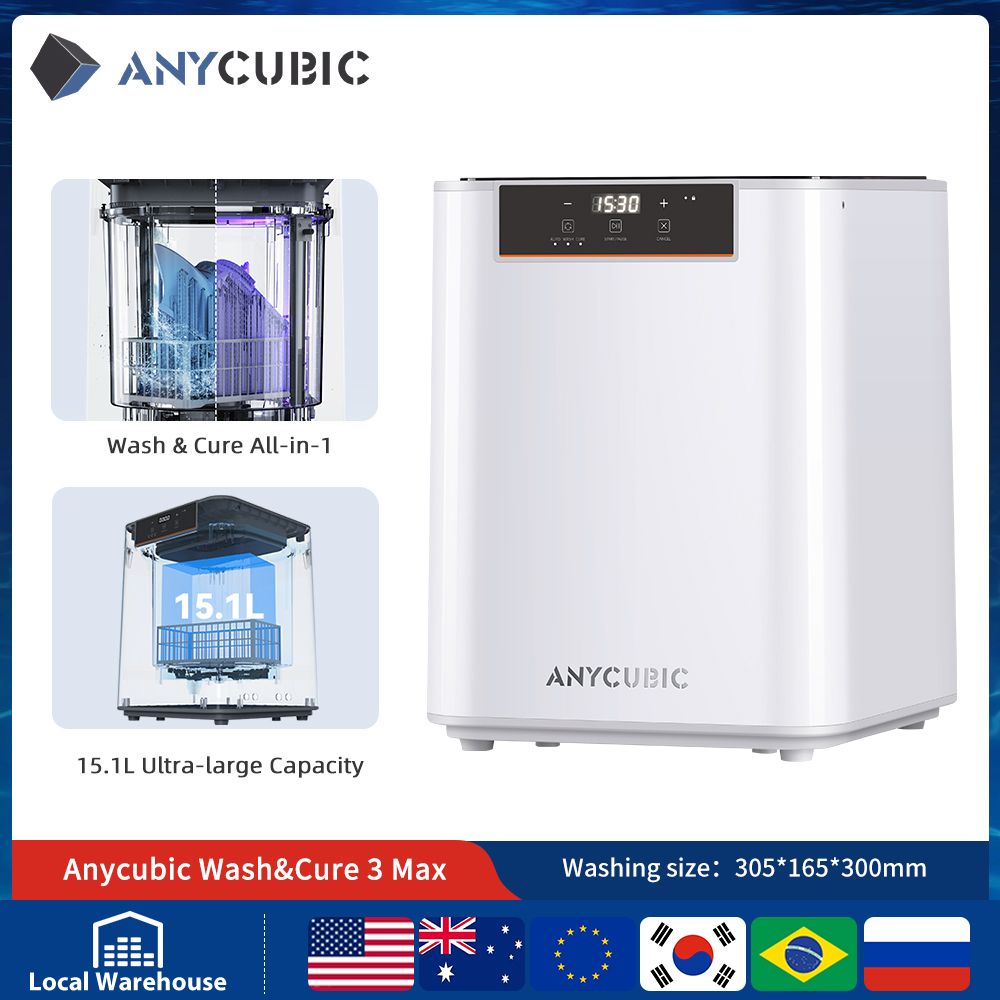 ANYCUBIC Wash & Cure 3/ 3 Plus - 3D Printing Sla ulasan dan harga