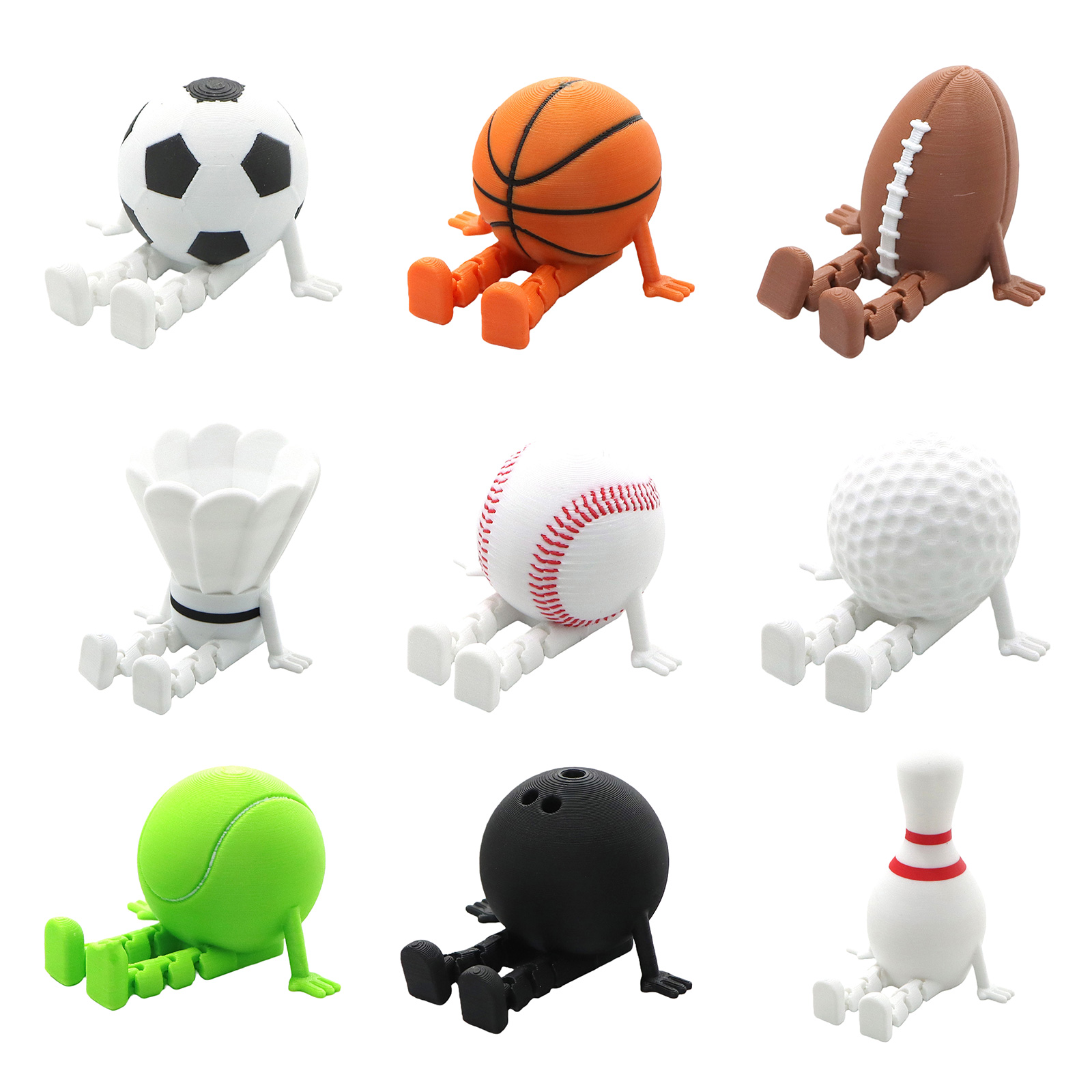 Boneka Bola Olahraga 3D yang D - 3D Printing Pla ulasan dan harga
