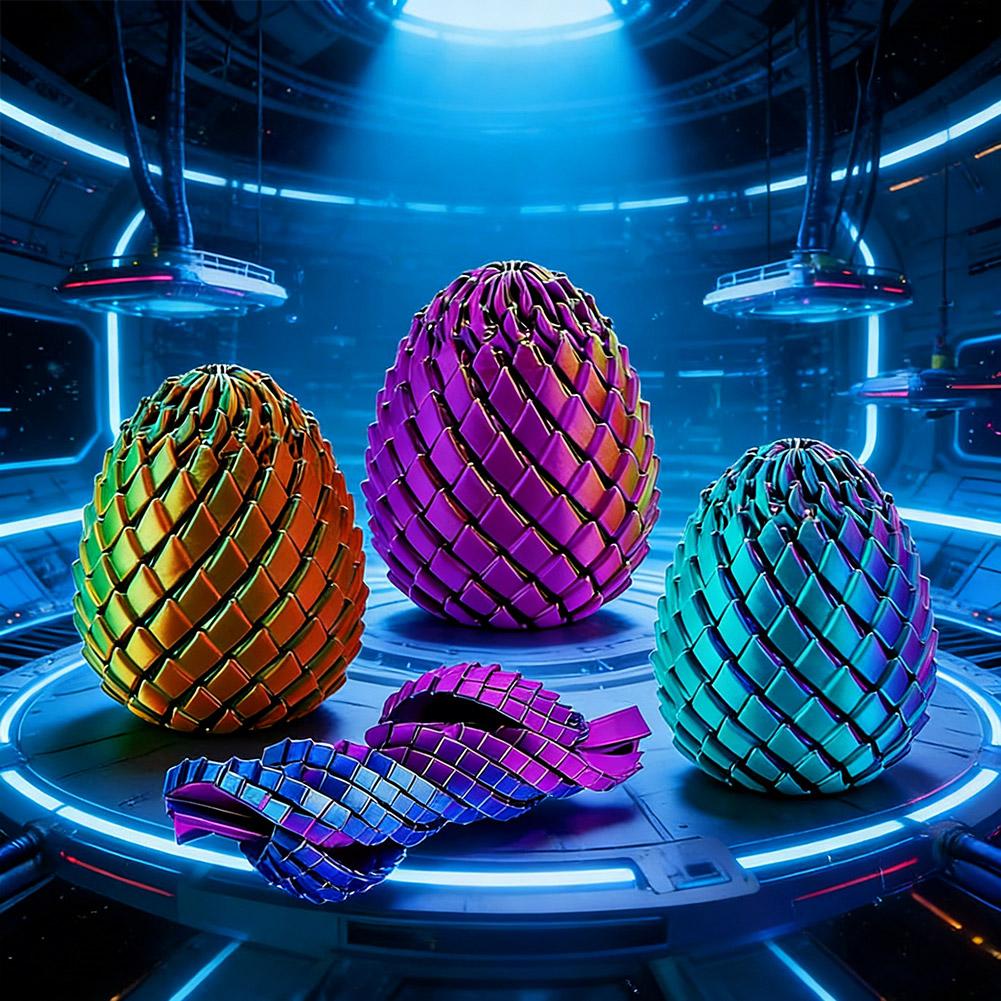 Mainan Fidget Putar Telur Naga - 3D Printing Fidget Toys ulasan dan harga