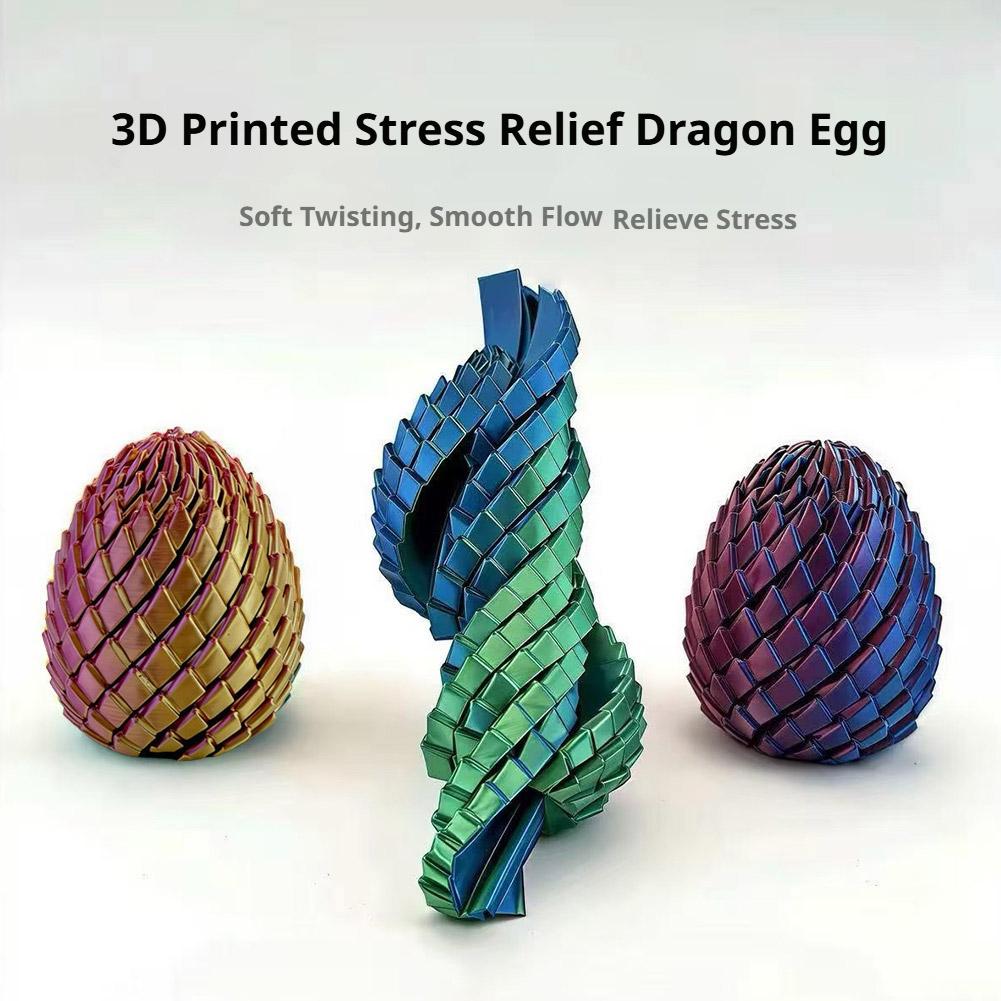 Mainan Fidget Putar Telur Naga - 3D Printing Fidget Toys ulasan dan harga