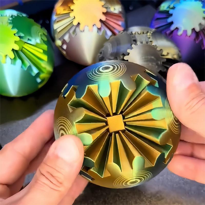 Gear Ball 3D Printed Spin Ball - 3D Printing Pla ulasan dan harga