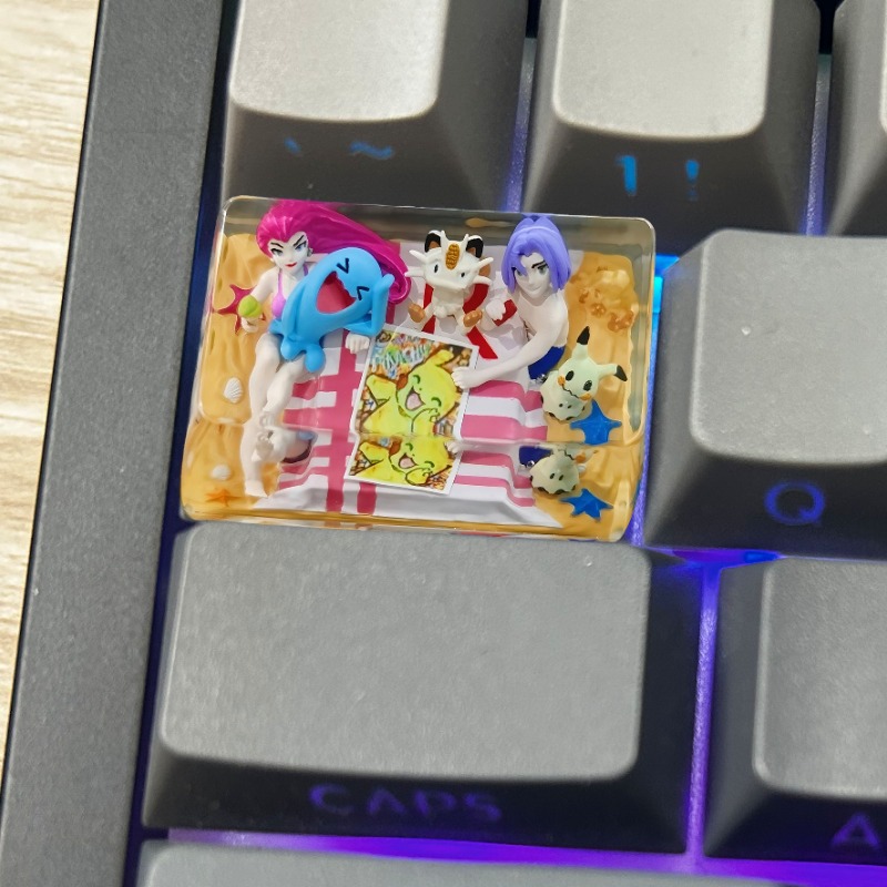 Tutup Tombol Anime Pokemon 1U  - 3D Printing Keycaps ulasan dan harga