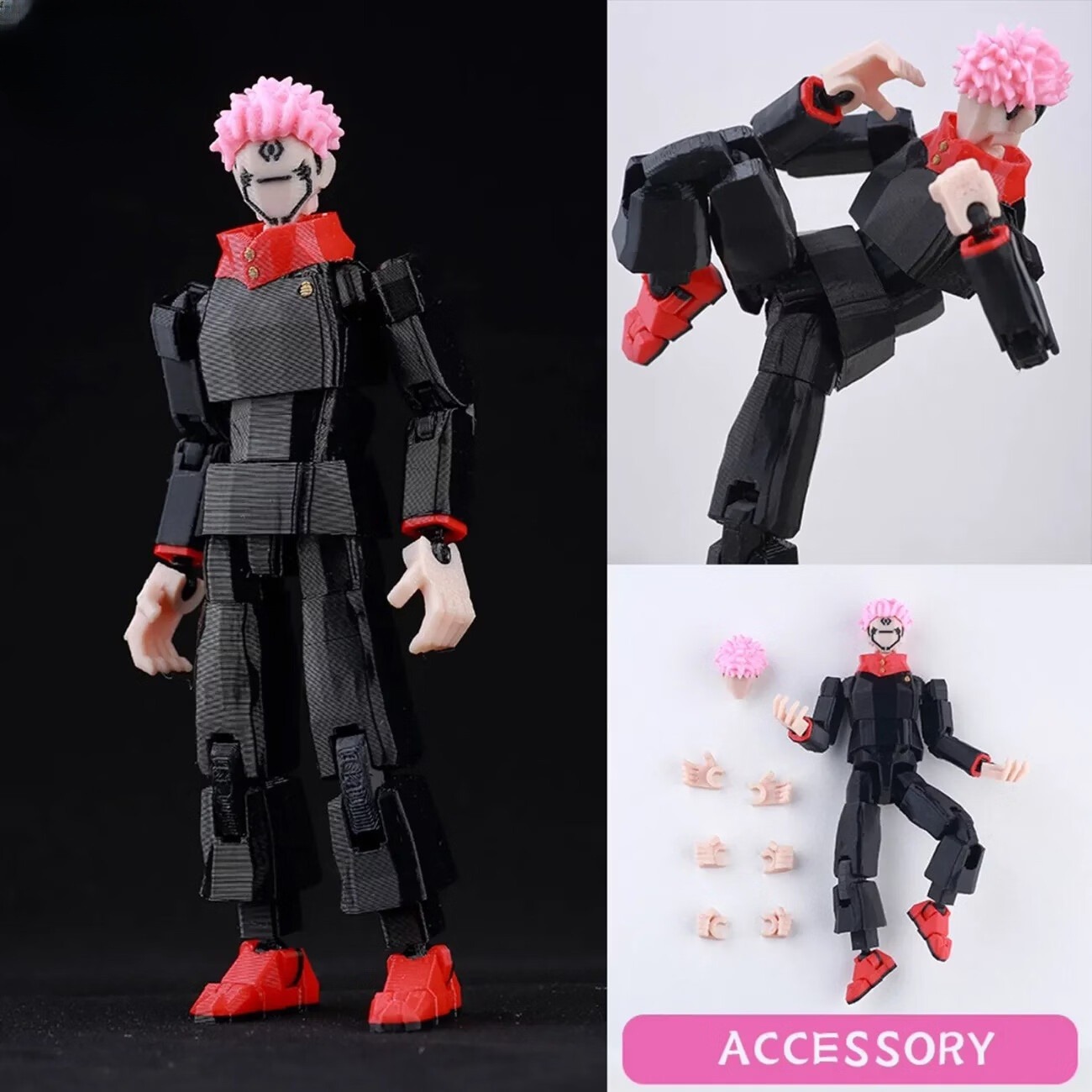 Jujutsu Kaisen Figur Aksi Anim - 3D Printing Action Figure ulasan dan harga