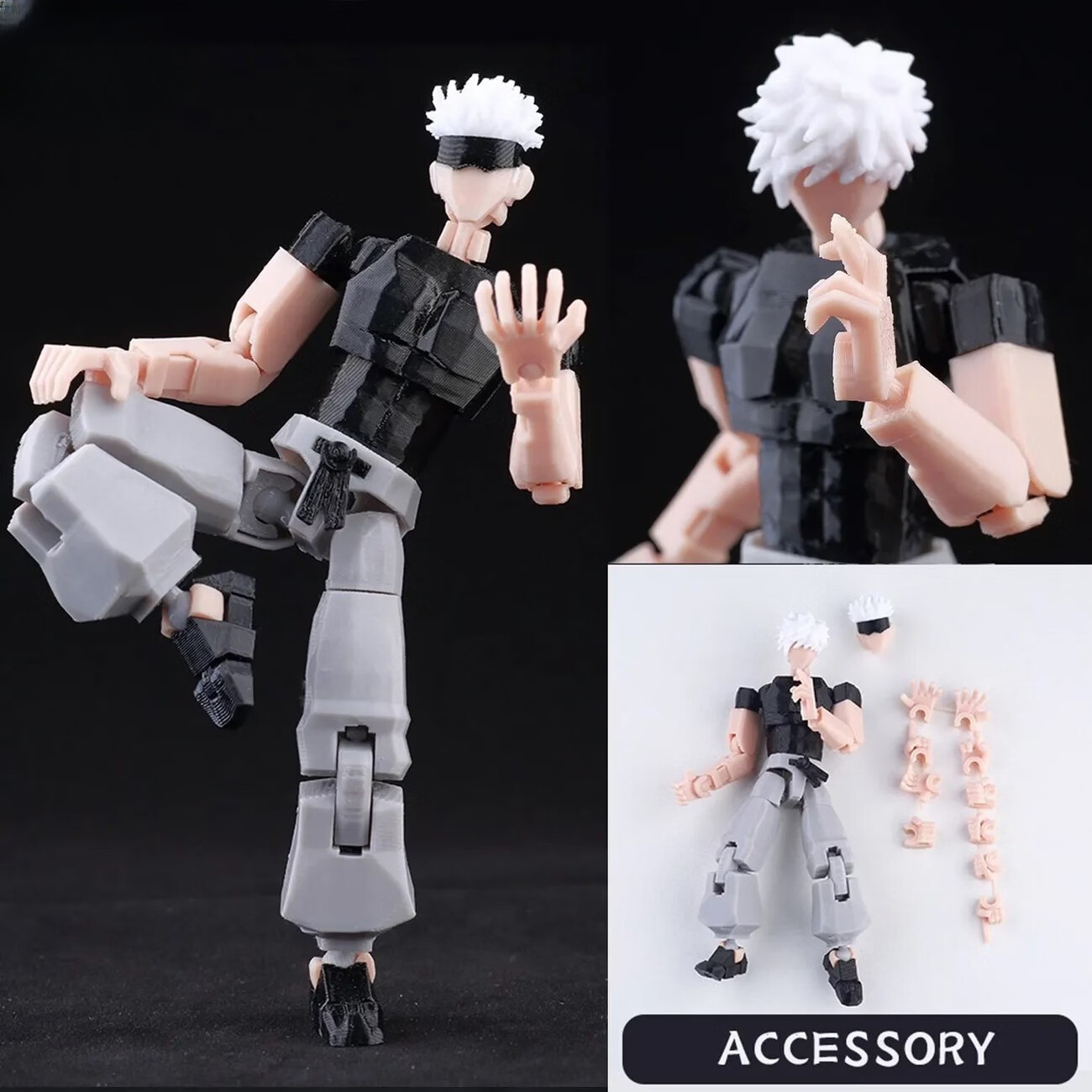 Jujutsu Kaisen Figur Aksi Anim - 3D Printing Action Figure ulasan dan harga