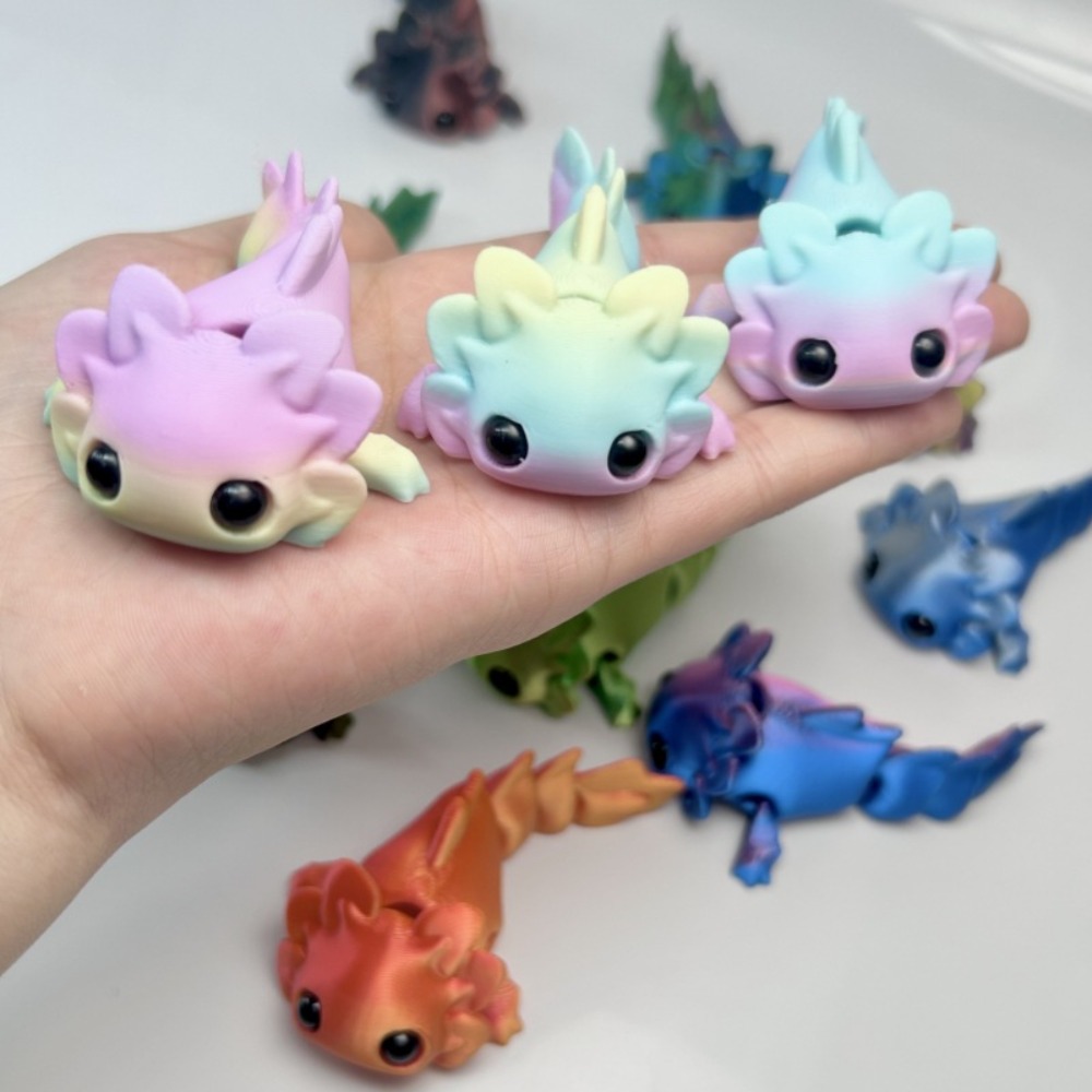 Mainan Figur Salamander Cetak  - 3D Printing Household Items ulasan dan harga