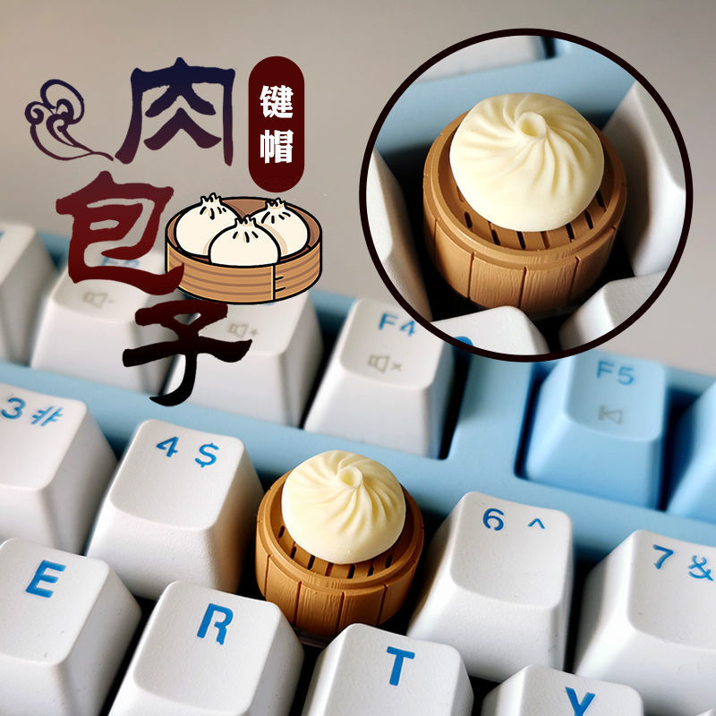 Keyboard Mekanis Pangsit Roti  - 3D Printing Keycaps ulasan dan harga