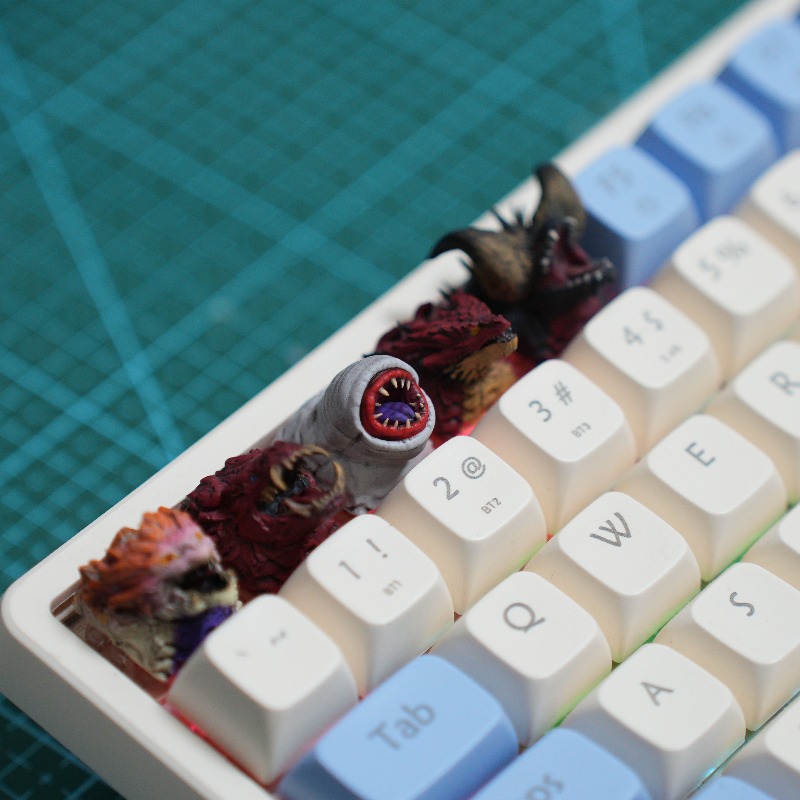 Monster Hunter Dragon Resin Cu - 3D Printing Keycaps ulasan dan harga