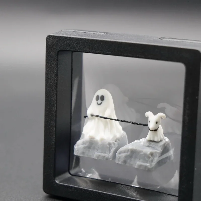 Hantu anak anjing Resin Keycap - 3D Printing Keycaps ulasan dan harga