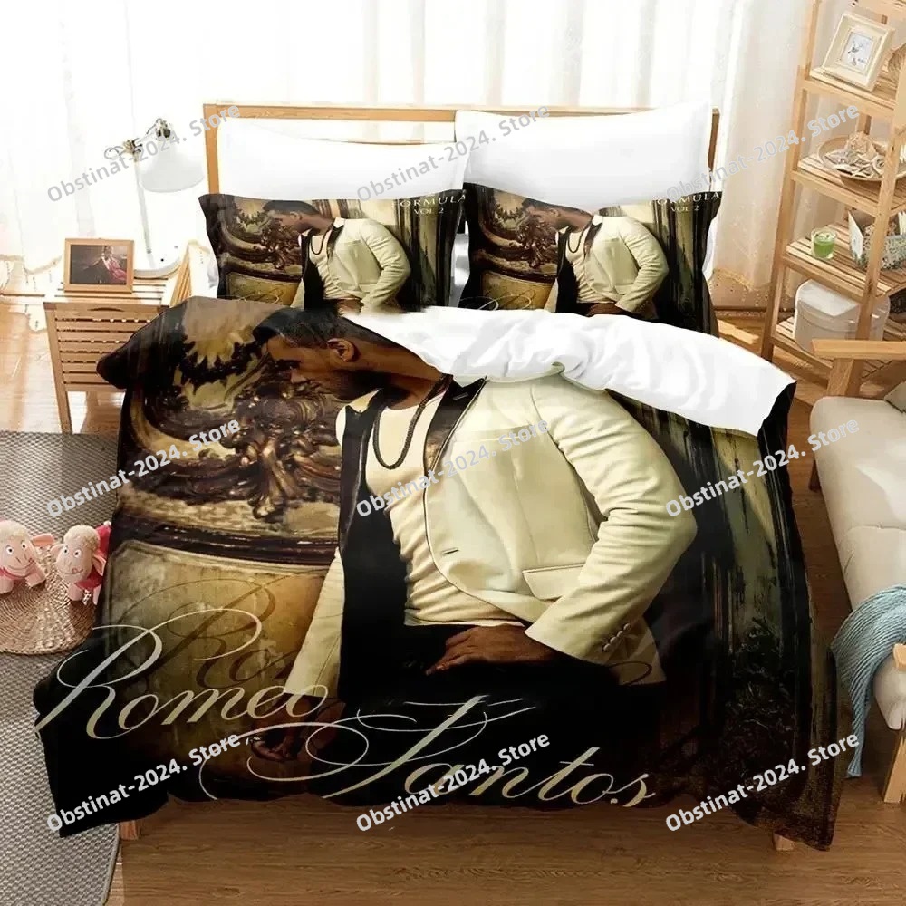 Set Sprei Romeo Santos 3D Prin - 3D Printing Quilting ulasan dan harga