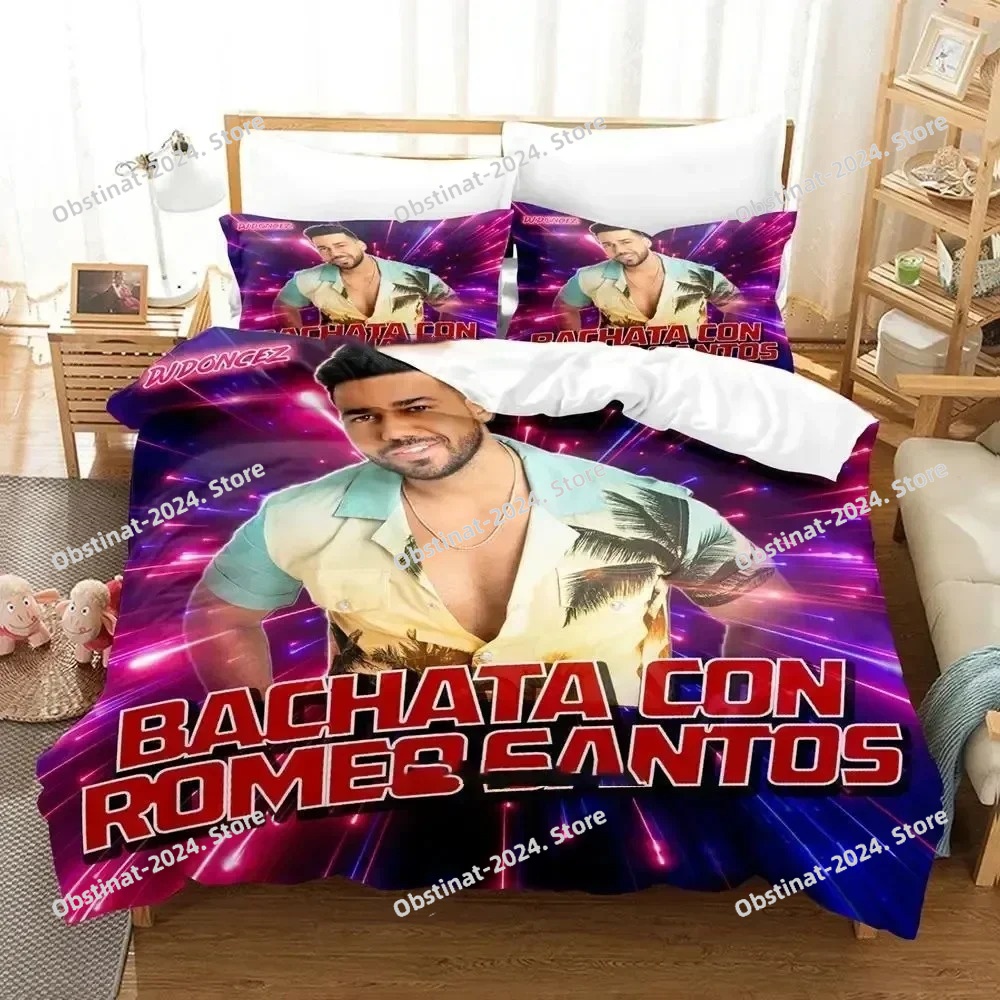 Set Sprei Romeo Santos 3D Prin - 3D Printing Quilting ulasan dan harga