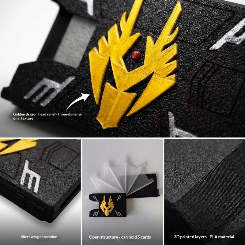 Kamen Rider Ryuki Tempat Kartu - 3D Printing Pla ulasan dan harga