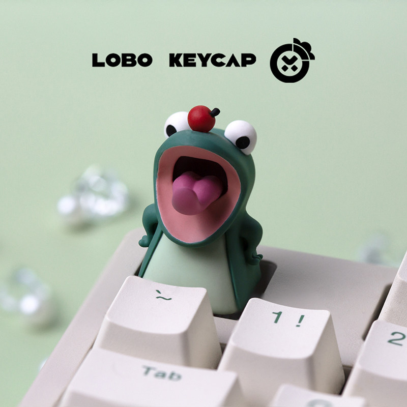 Lobo Keycap Lucu Kadal Anime F - 3D Printing Keycaps ulasan dan harga