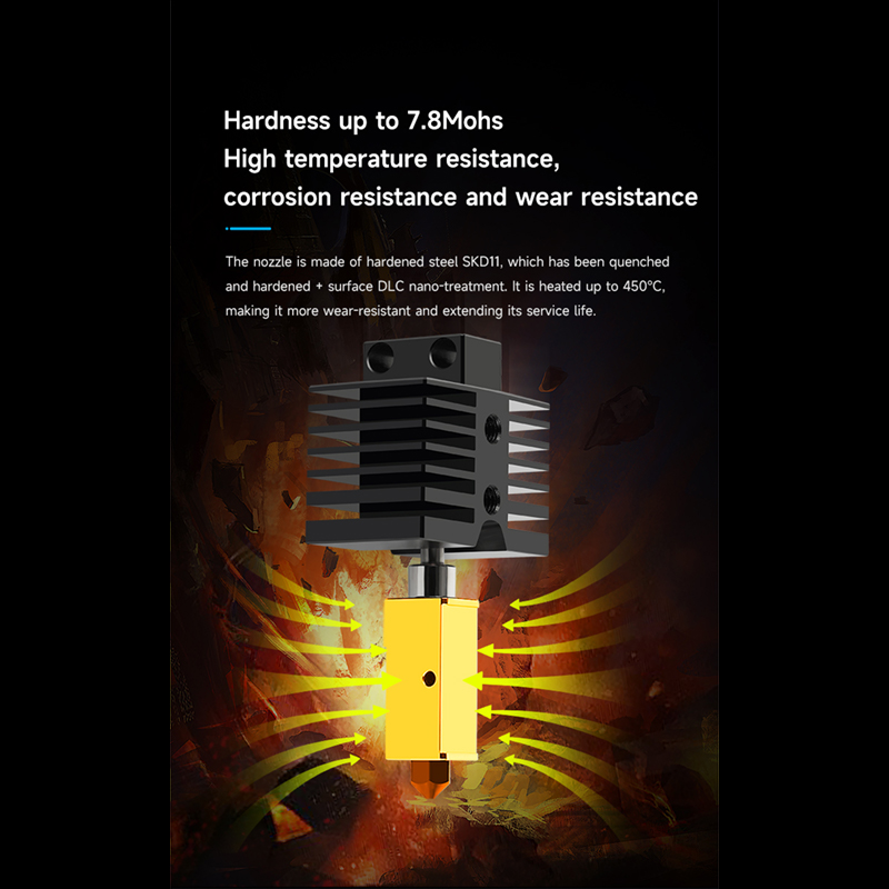 Hotend peningkatan baru dengan - Nozzle 0.4Mm Hardened ulasan dan harga