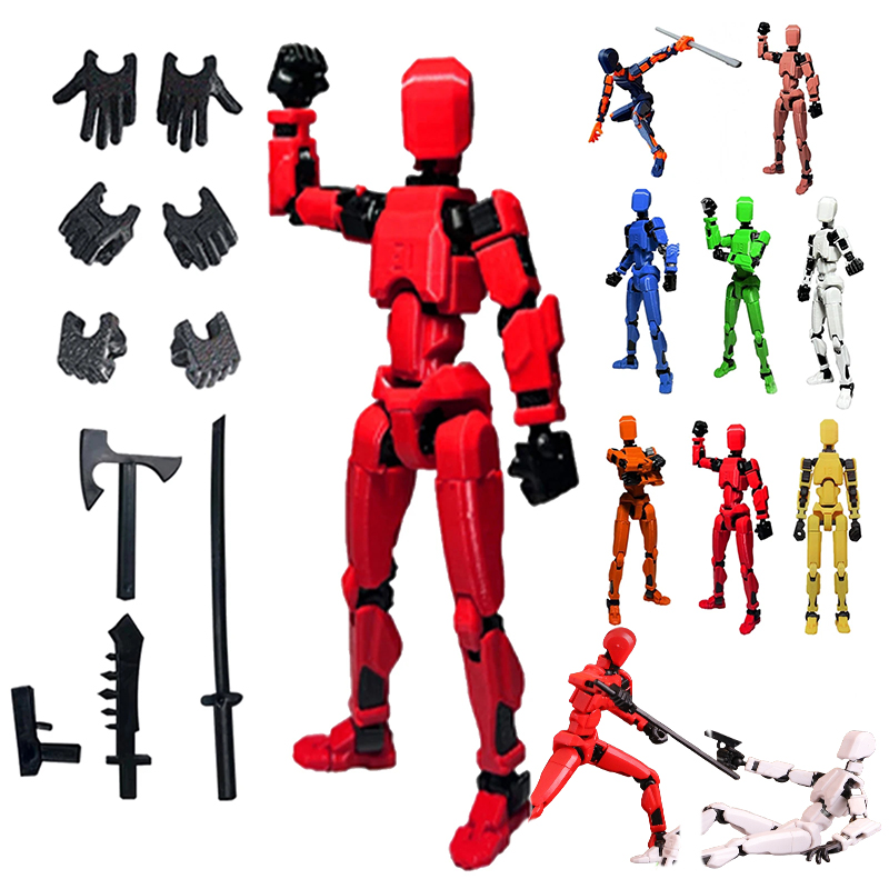 1PCS Boneka Artikulasi 13 Send - 3D Printing Action Figure ulasan dan harga