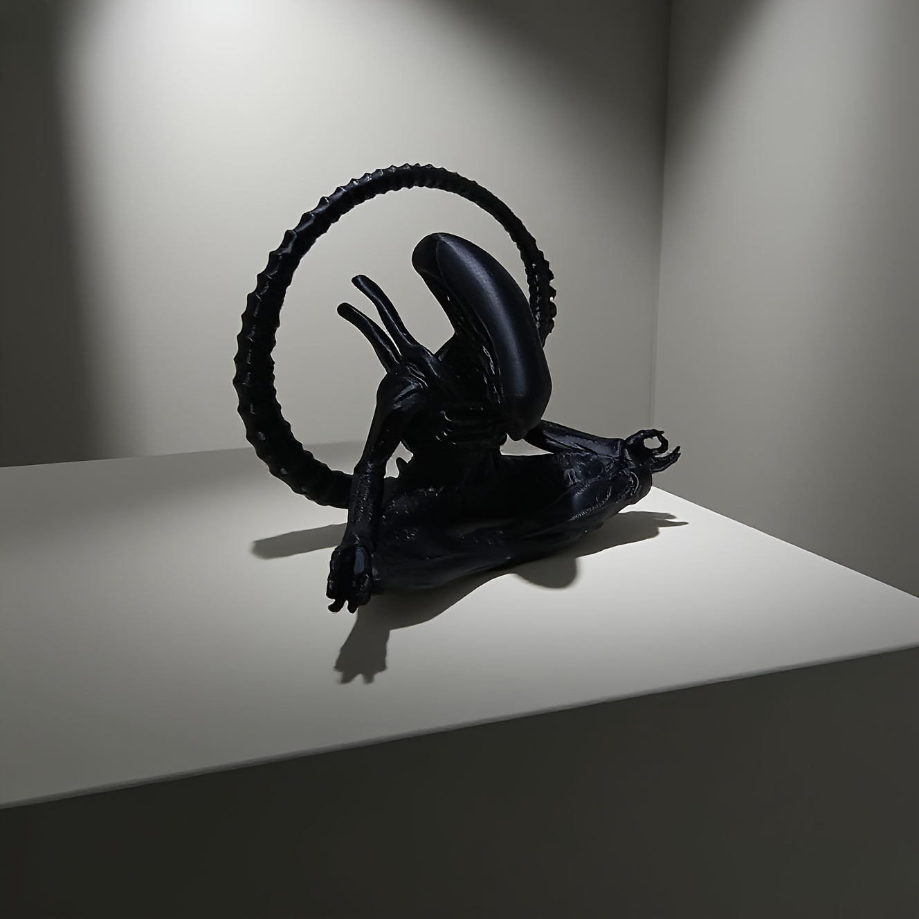 Patung Alien Meditasi Cetak 3D - 3D Printing Household Items ulasan dan harga