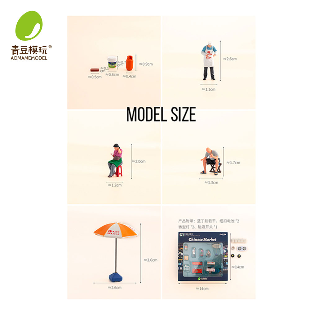 1/64 Model Kit Pasar Malam - M - 3D Printing Nyc ulasan dan harga