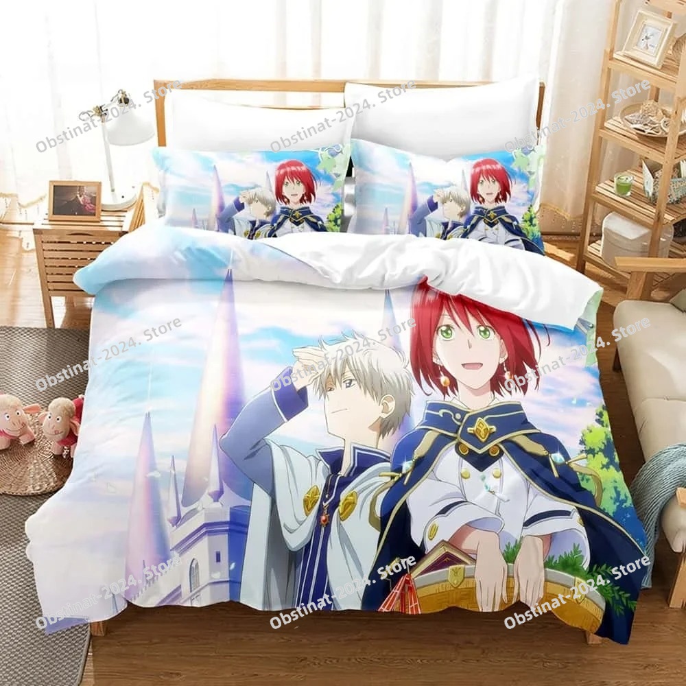 Set Sprei Putri Salju 3D denga - 3D Printing Quilting ulasan dan harga