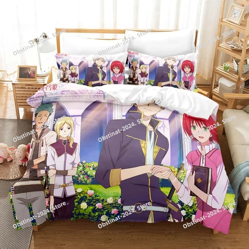Set Sprei Putri Salju 3D denga - 3D Printing Quilting ulasan dan harga