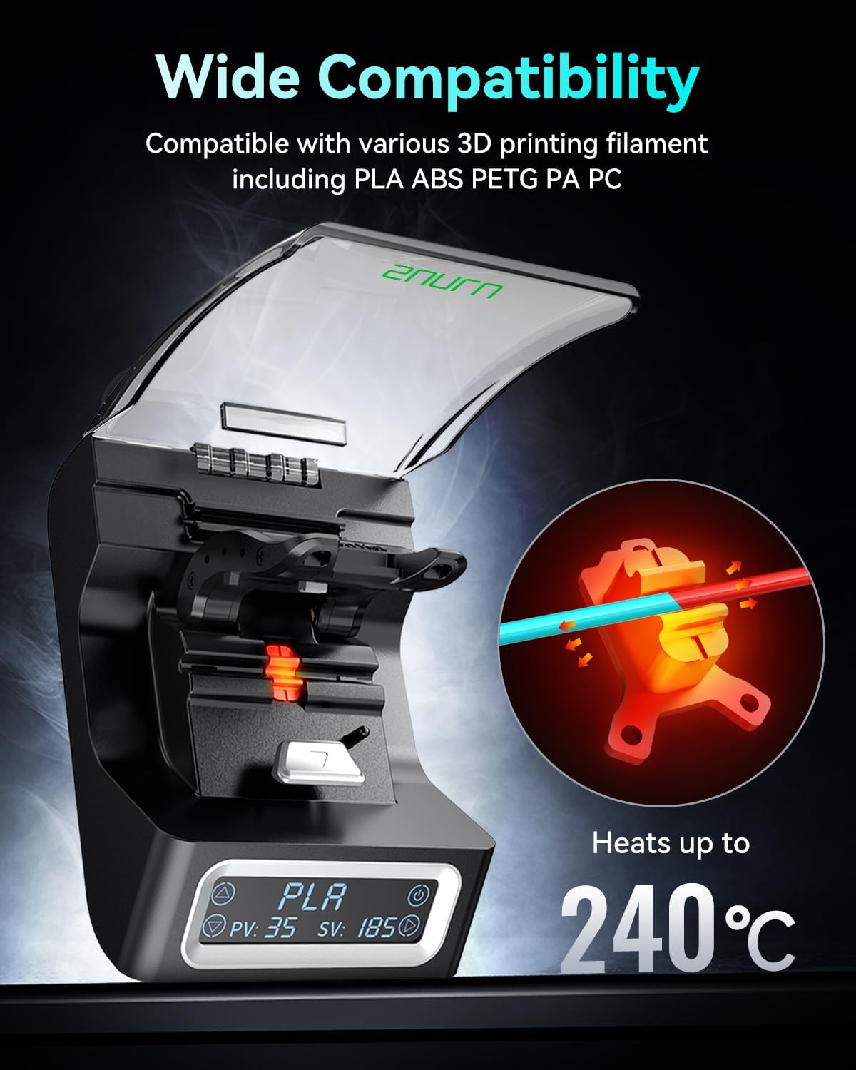 SUNLU FC01 Konektor Filamen Pe - Petg Filament ulasan dan harga