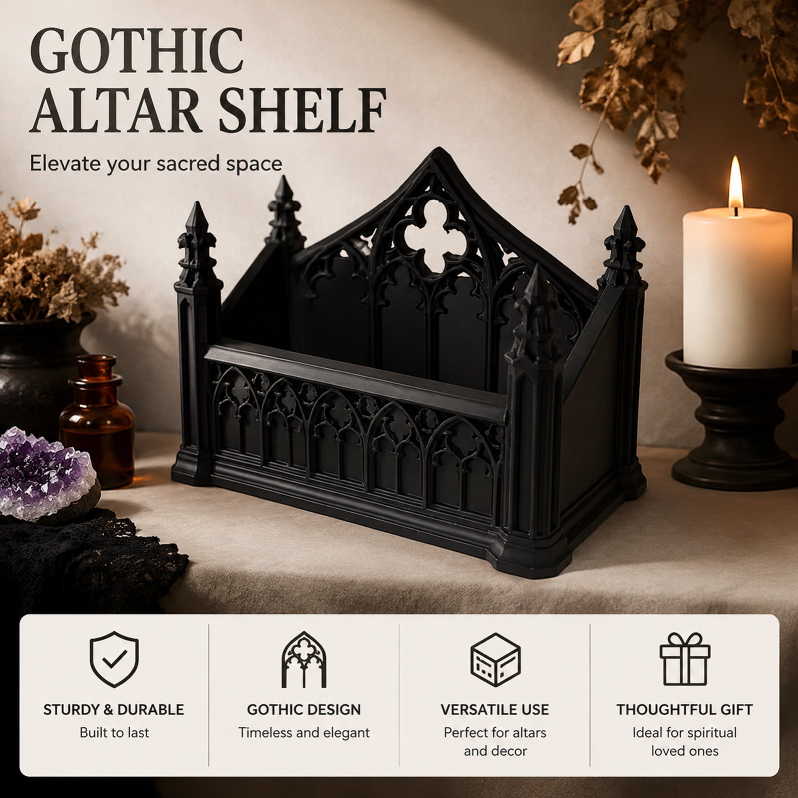 Rak Penyimpanan Gothic untuk R - 3D Printing Pla ulasan dan harga