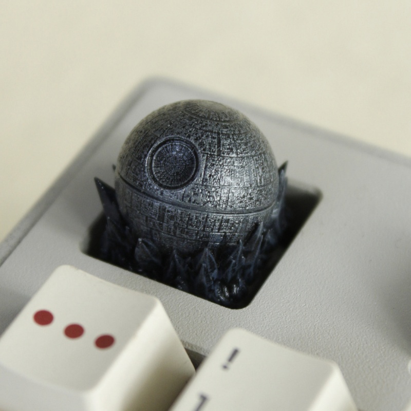 HCY Death Star Artisan Keycap  - 3D Printing Keycaps ulasan dan harga