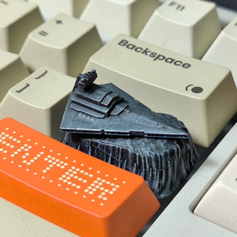 HCY Death Star Artisan Keycap  - 3D Printing Keycaps ulasan dan harga