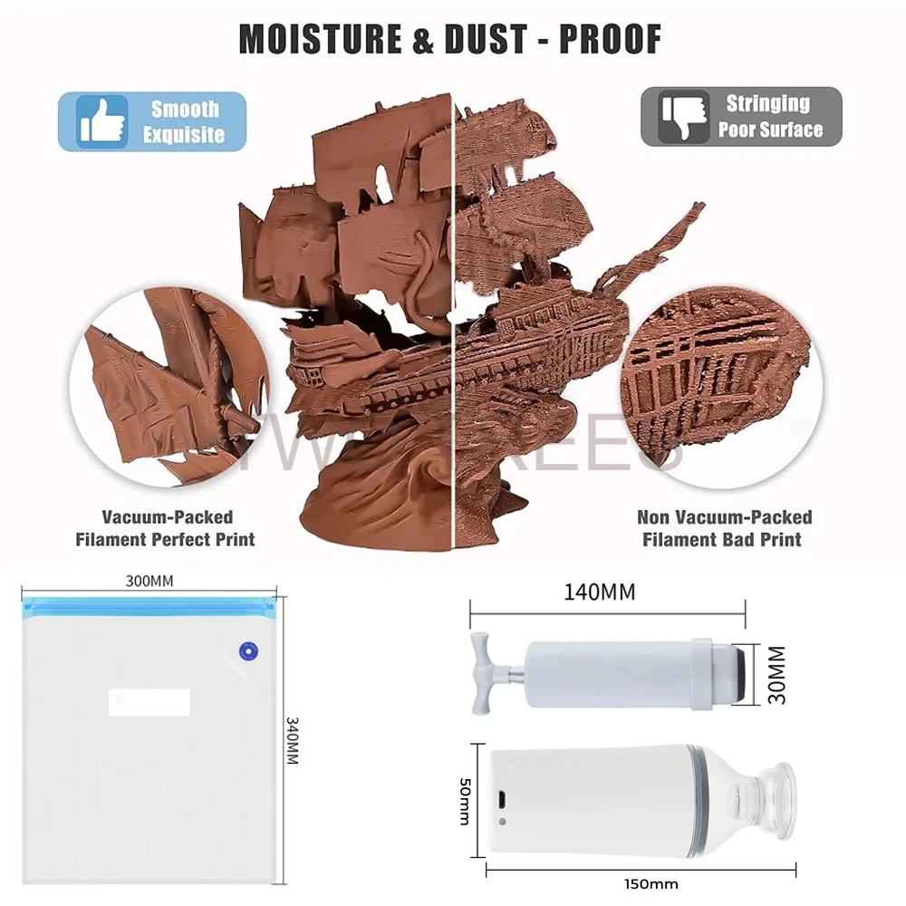 Tas Vakum Cetak 3D Pengering F - Petg Filament ulasan dan harga