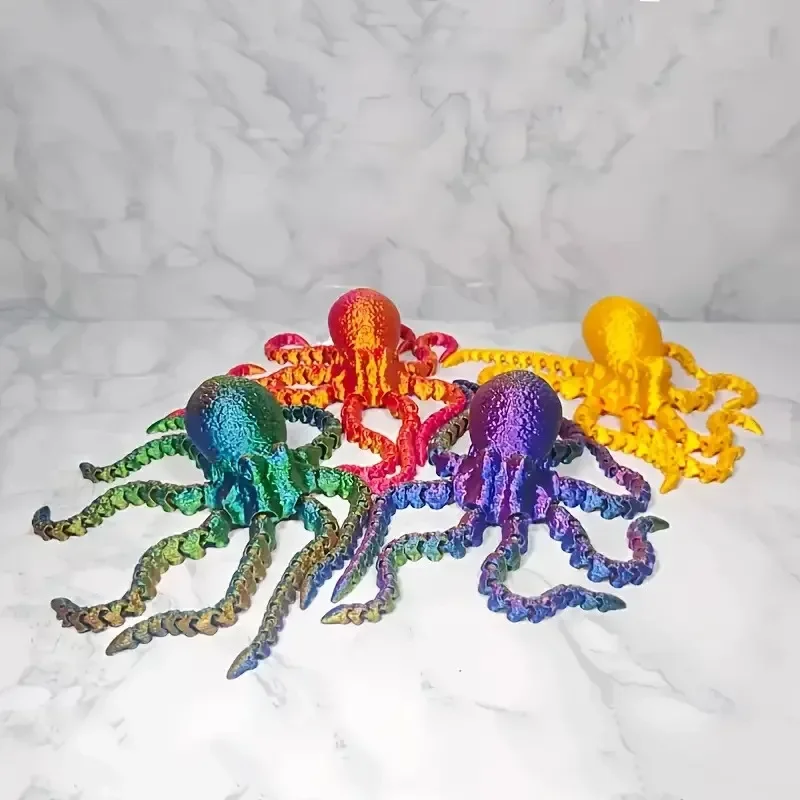 Mainan Gurita 3D Print dengan  - 3D Printing Fidget Toys ulasan dan harga