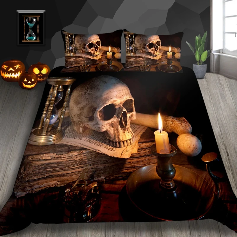 Set Sprei Dream NS Skeleton, L - 3D Printing Quilting ulasan dan harga