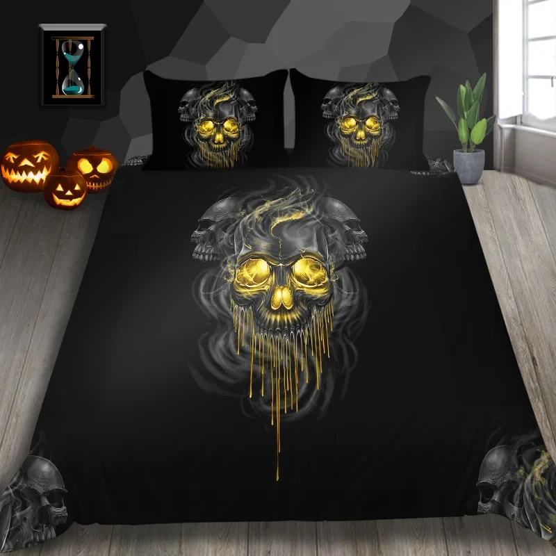 Set Sprei Dream NS Skeleton, L - 3D Printing Quilting ulasan dan harga
