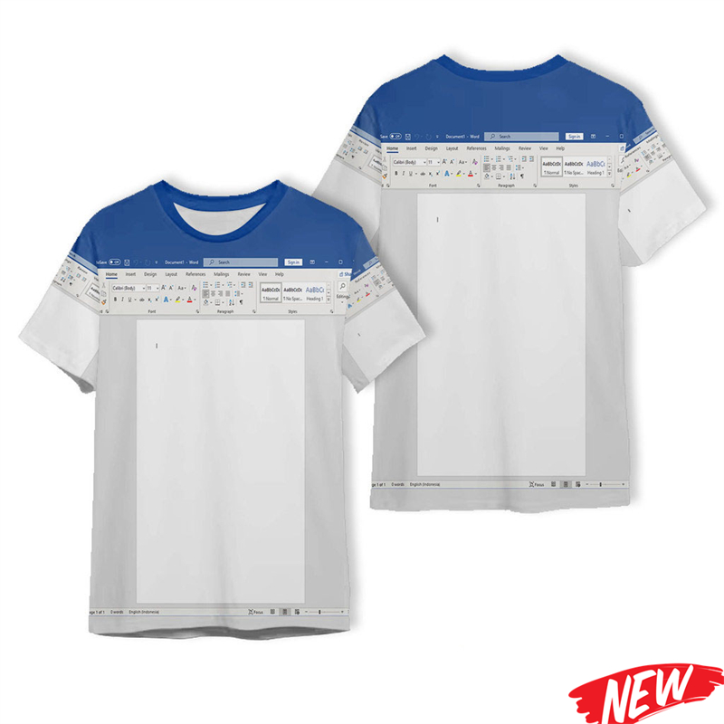 Kaos Polos Pria 3D Full Printi - 3D Printing Online Service ulasan dan harga